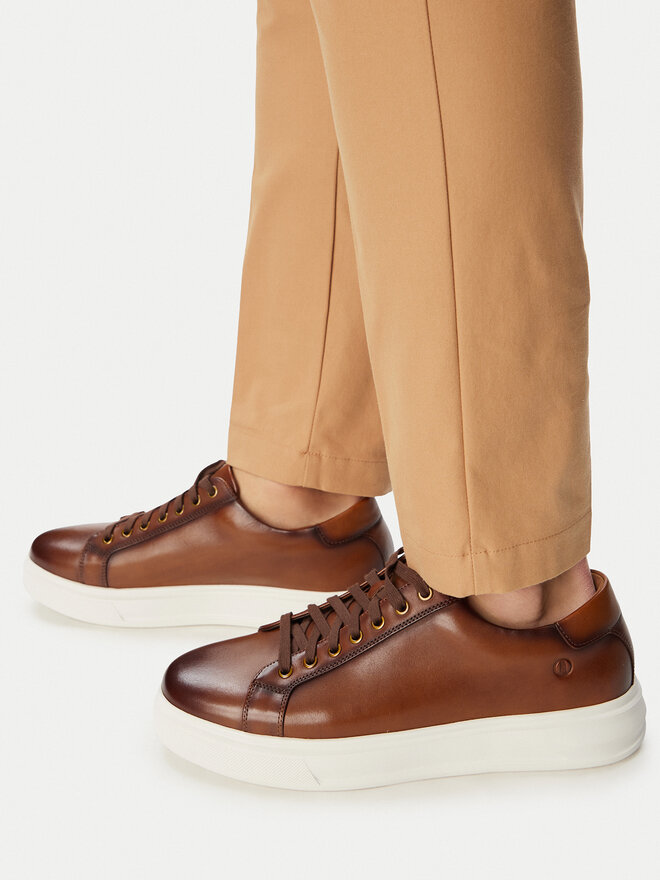 Clarks Снікерcи Clarks Goswell Tie 26186561 Коричневий