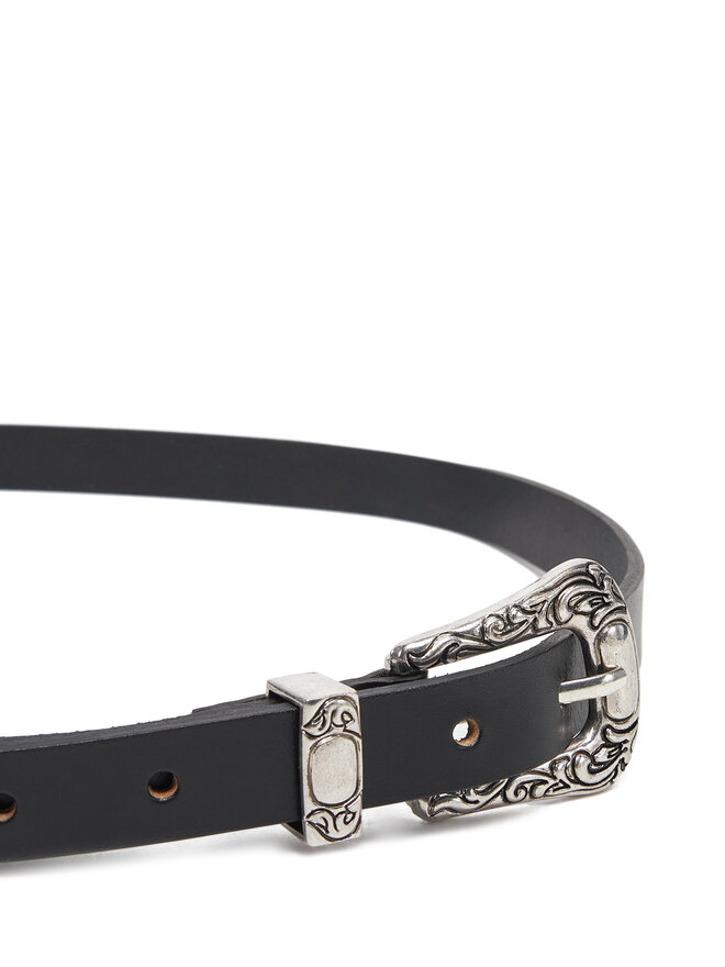 ONLY Ζώνη Γυναικεία ONLY Onlty Slim Leather Wester Jeans Belt Acc 15338269 Μαύρο