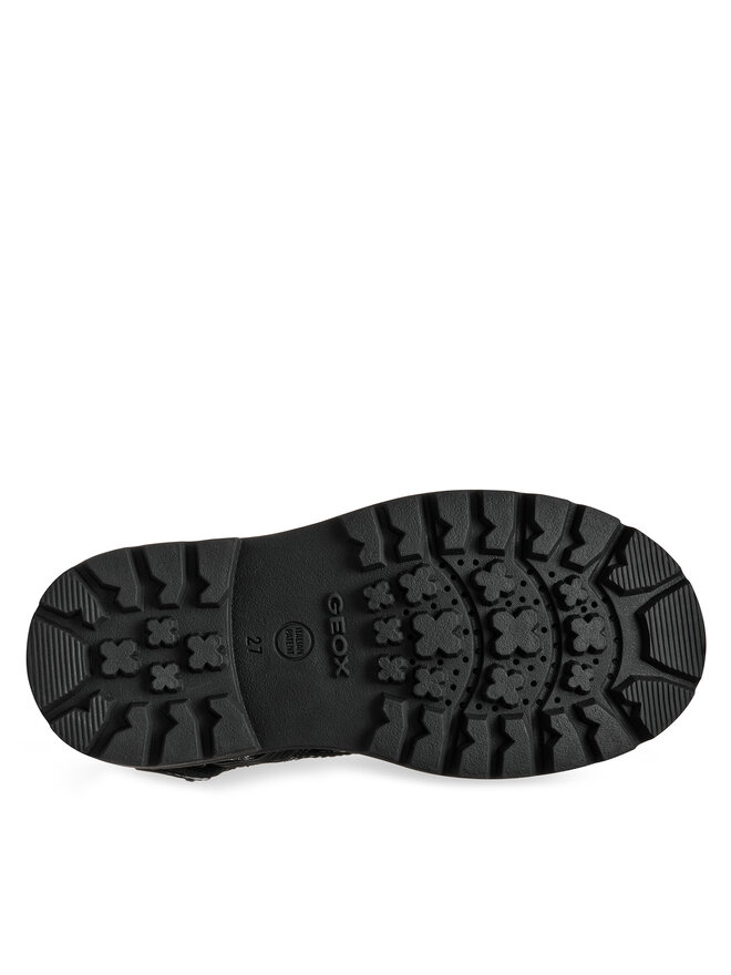 Geox Schnürschuhe Geox J Shaylax Girl J56EXA 00067 C9999 D Schwarz