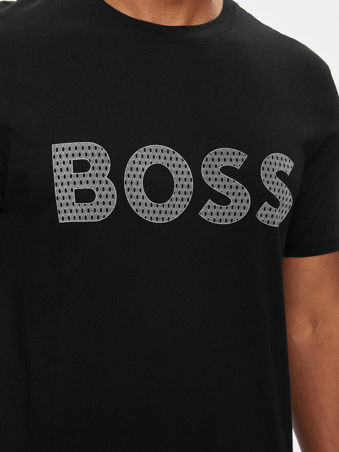 BOSS BOSS Camiseta Teebossrete 50495719 Negro Regular Fit