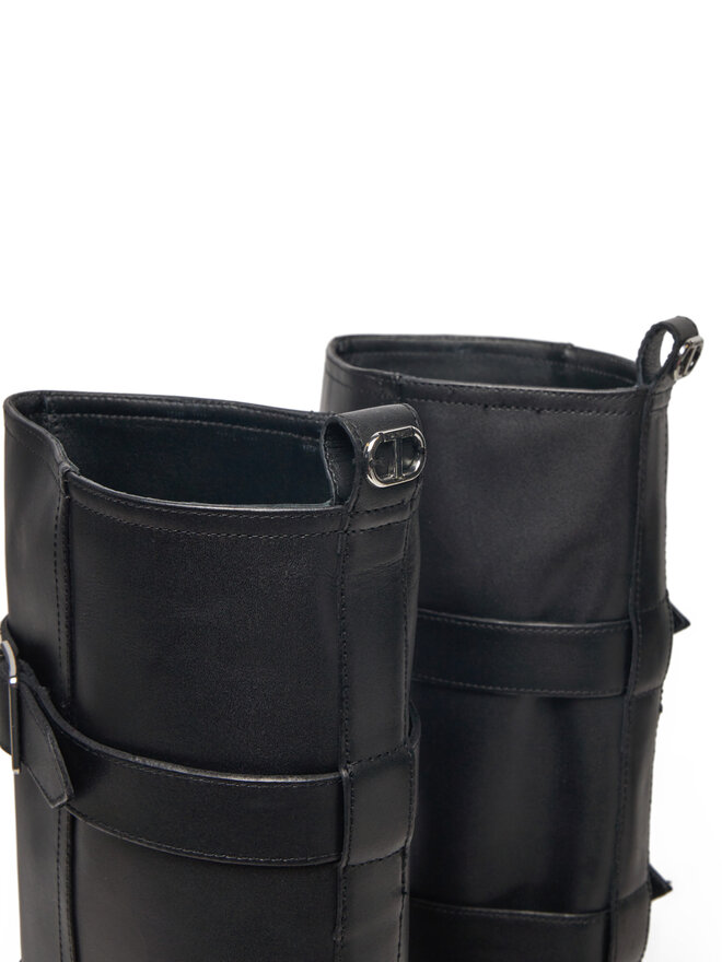 TWINSET Stiefel TWINSET 242TGT124 Schwarz