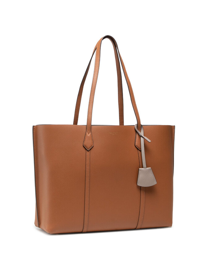 Tory Burch Torebka Tory Burch Perry Triple - Compartment Tote 8192 Brązowy