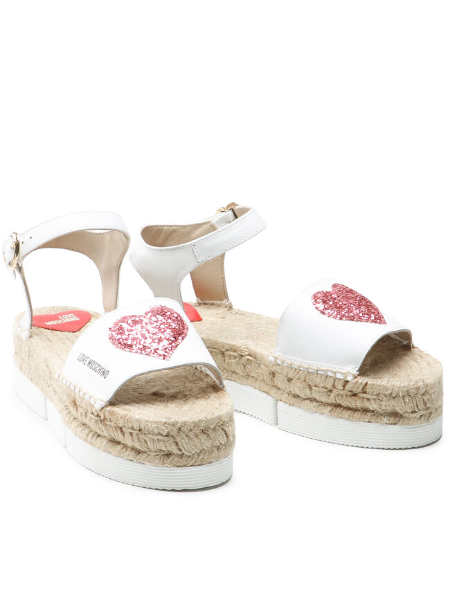 LOVE MOSCHINO Εσπαντρίγιες LOVE MOSCHINO JA16064G0EIE0100 Λευκό