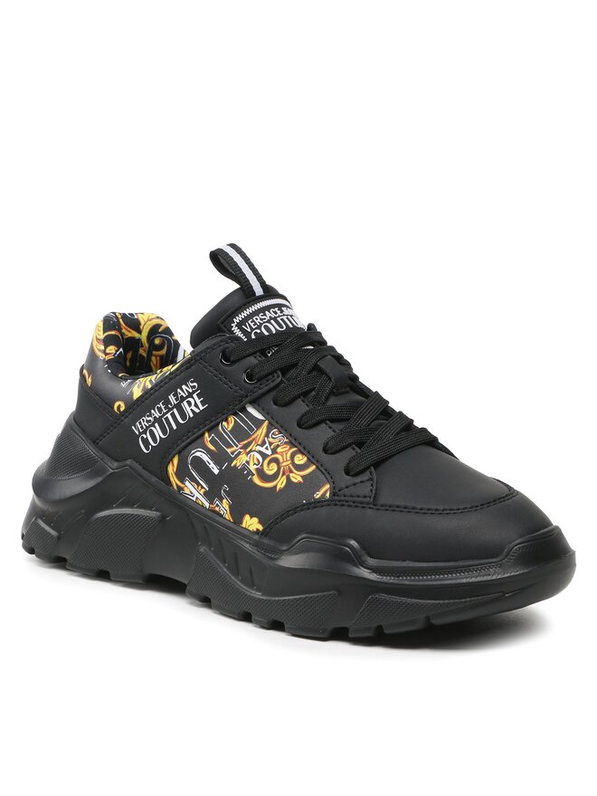 Versace Jeans Couture Сникърси Versace Jeans Couture 74YA3SC2 Черен