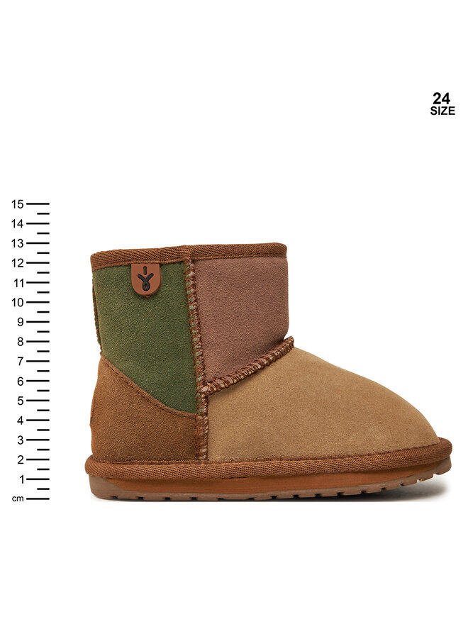 EMU Australia Schneeschuhe EMU Australia Wallaby Mini Patchwork K13105 Beige