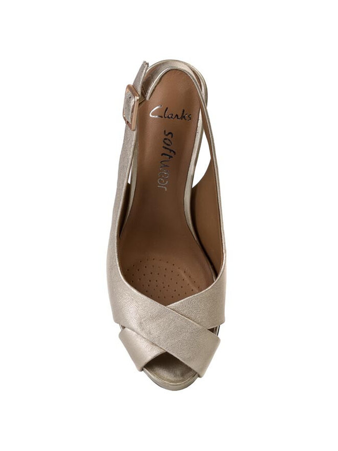 Sandalias Clarks Selena Jemma 203528964 Oro zapatos.es