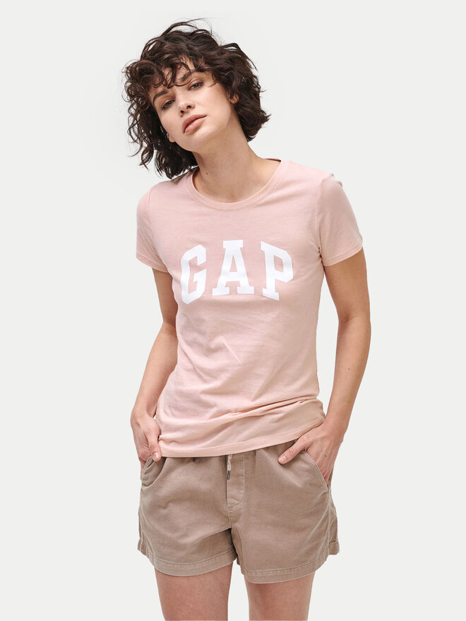 Gap Gap 2 marškinėlių komplektas 548683-02 Rožinė Regular Fit