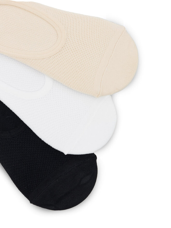 Jenny Fairy 3er-Set Damen Sneakersocken Jenny Fairy 4WB-001-SS24 (3-pack) 2 Bunt