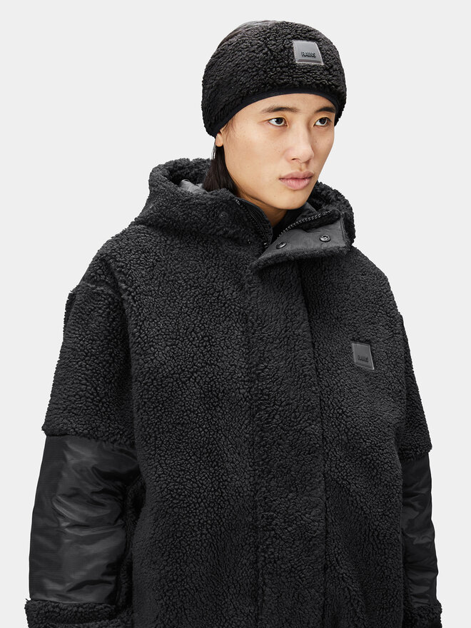 Rains Κορδέλα μαλλιών Rains Kofu Fleece Headband T1 20170 Μαύρο