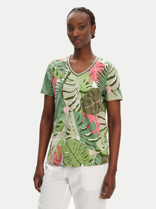 Olsen Olsen Camiseta 11105096 Verde Regular Fit