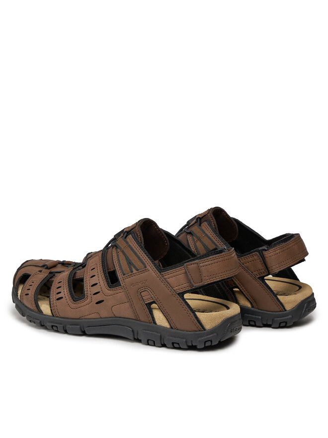 Geox Sandály Geox Uomo Sandal Strada U4524C 000ME C6006 Hnědá