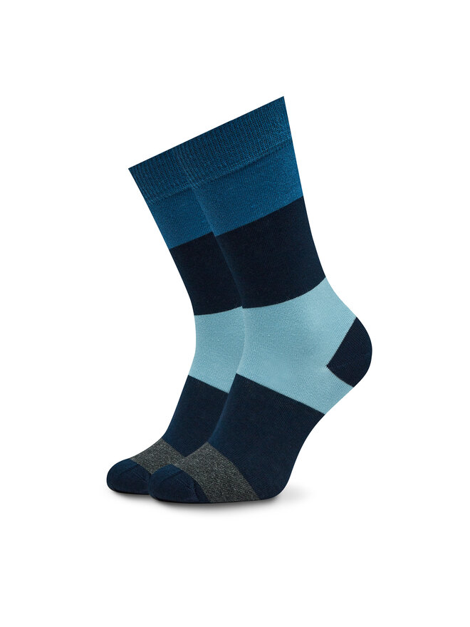 Pepe Jeans Sada 3 párů vysokých ponožek unisex Pepe Jeans PMU30011 Tmavomodrá