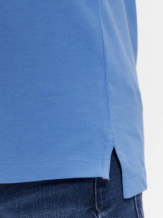 Tommy Hilfiger Tommy Hilfiger Polo marškinėliai Monotype Flag MW0MW33585 Mėlyna Slim Fit