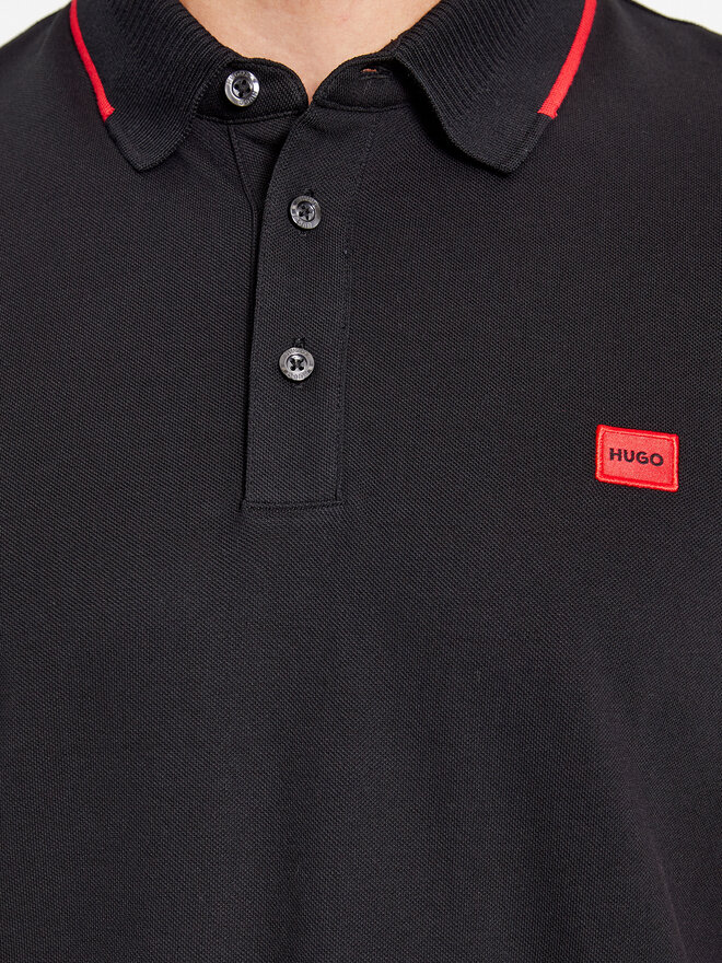 HUGO Hugo Poloshirt Deresino232 50490775 Schwarz Slim Fit