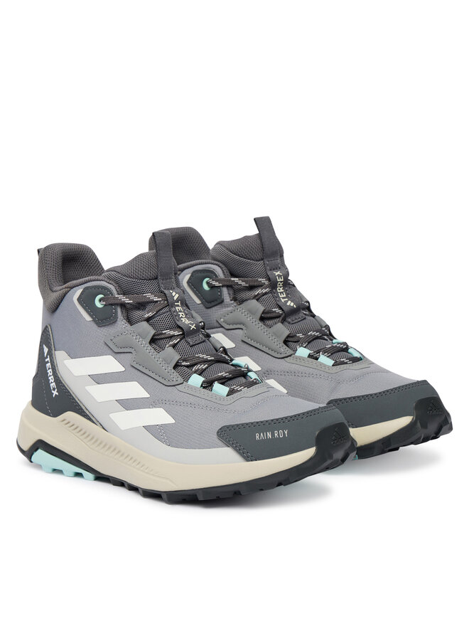 adidas Трекінгові черевики adidas Terrex Anylander Mid Rain.Rdy Hiking Shoes JR6600 Сірий