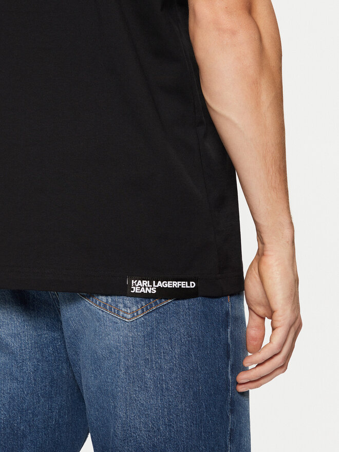 Karl Lagerfeld Jeans Karl Lagerfeld Jeans Camiseta A1M17052 Negro Regular Fit