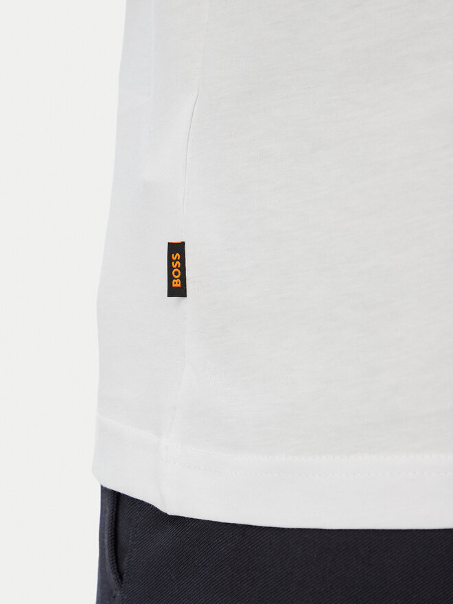 BOSS BOSS T-Shirt Te Motors 50566627 Weiß Regular Fit
