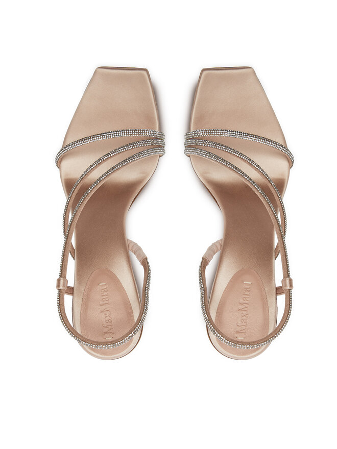Max Mara Sandały Max Mara Stark 2424526371600 Różowy