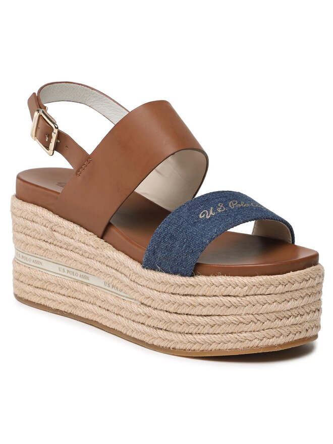 U.S. Polo Assn. Espadrilky U.S. Polo Assn. Loren LOREN007 Hnědá