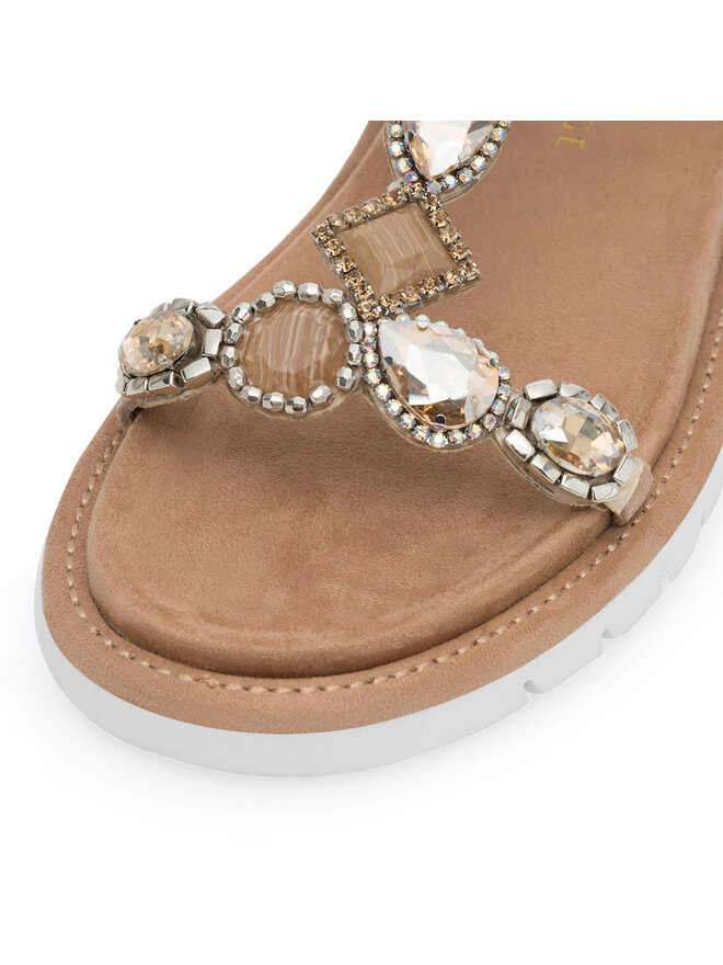 Eva Minge Sandale Eva Minge MATILDE-V1175-95 Bej