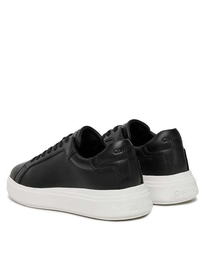 Calvin Klein Sneakersy Calvin Klein Low Top Lace Up Lth HM0HM01016 Czarny