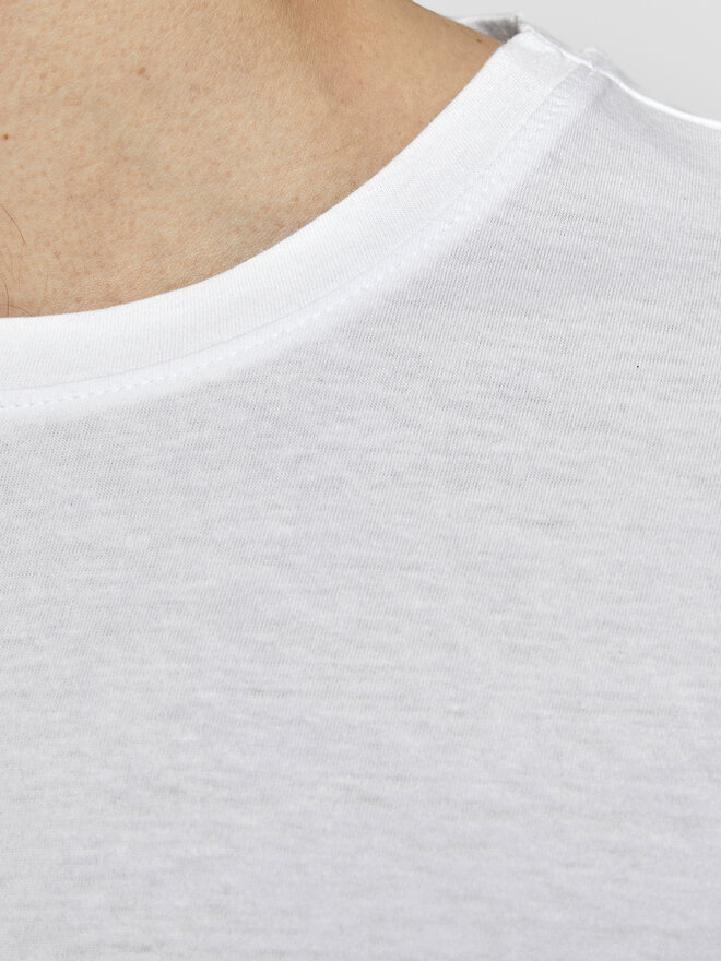 Jack&Jones Jack&Jones T-Shirt Noa 12113648 Λευκό Long Line Fit
