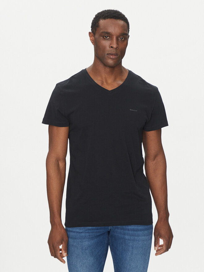 Gant Gant Set 2 majice 900012018 Crna Regular Fit