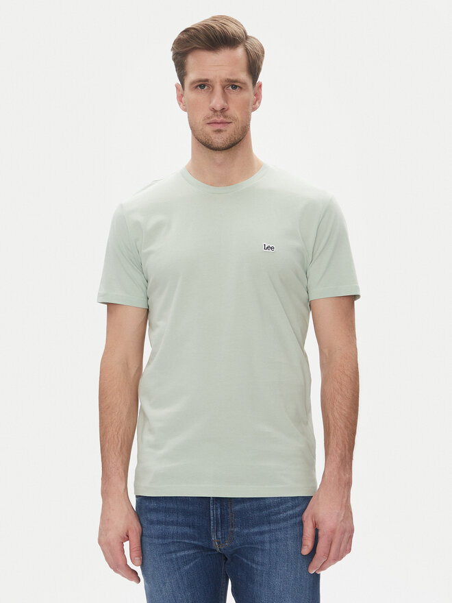 Lee Lee Póló Patch 112364540 Zöld Regular Fit