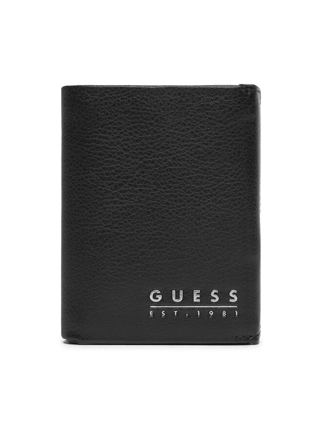 Guess Μεγάλο Πορτοφόλι Ανδρικό Guess SMMETL LEA65 Μαύρο