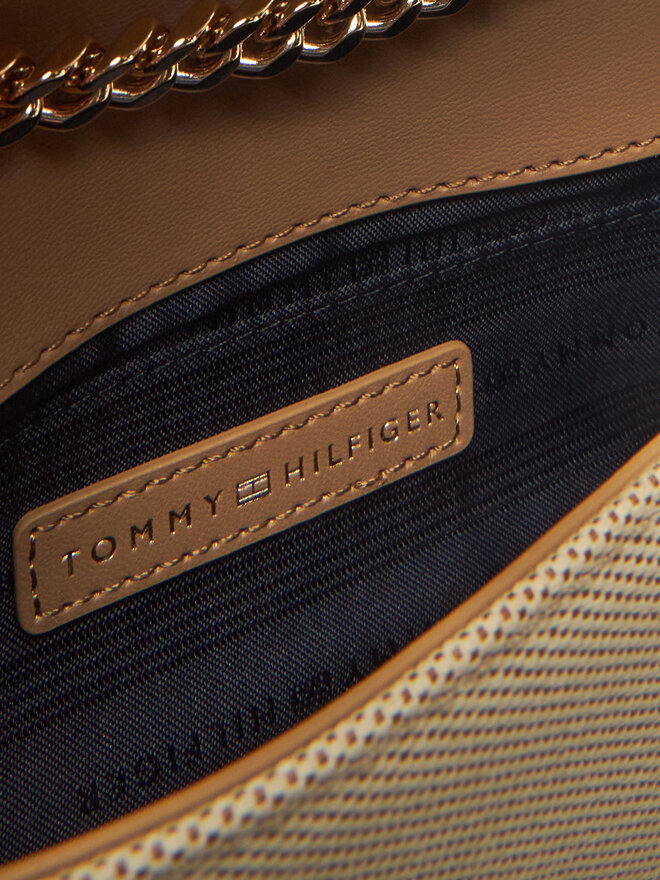 Tommy Hilfiger Torebka Tommy Hilfiger Th Heritage Mini Crossver Canvas AW0AW17621 Beżowy