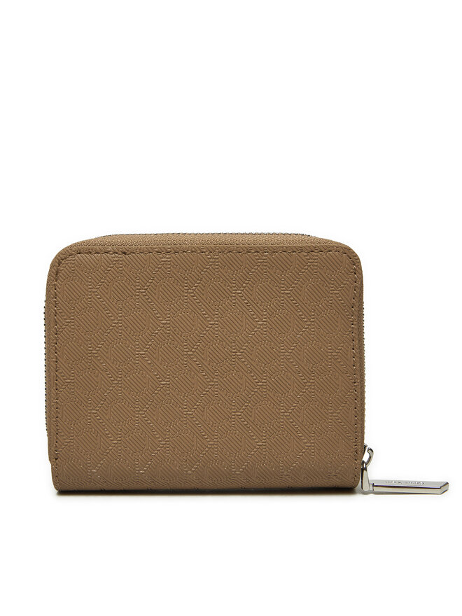 Calvin Klein Majhna ženska denarnica Calvin Klein Ck Must Medium Zip Around_Mono K60K612825 Rjava