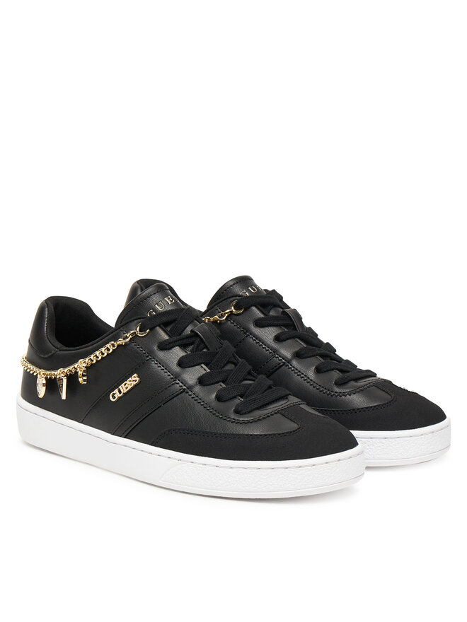 Guess Sneakers Guess FLTNAO LEA12 Negru