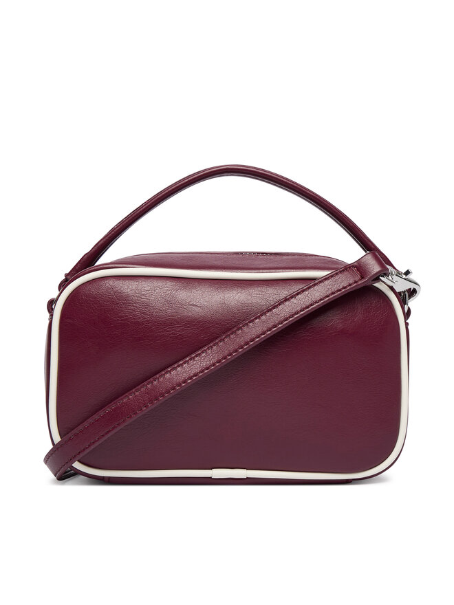 Tommy Jeans Handtasche Tommy Jeans Tjw Bold Script Camera Bag AW0AW19053 Dunkelrot