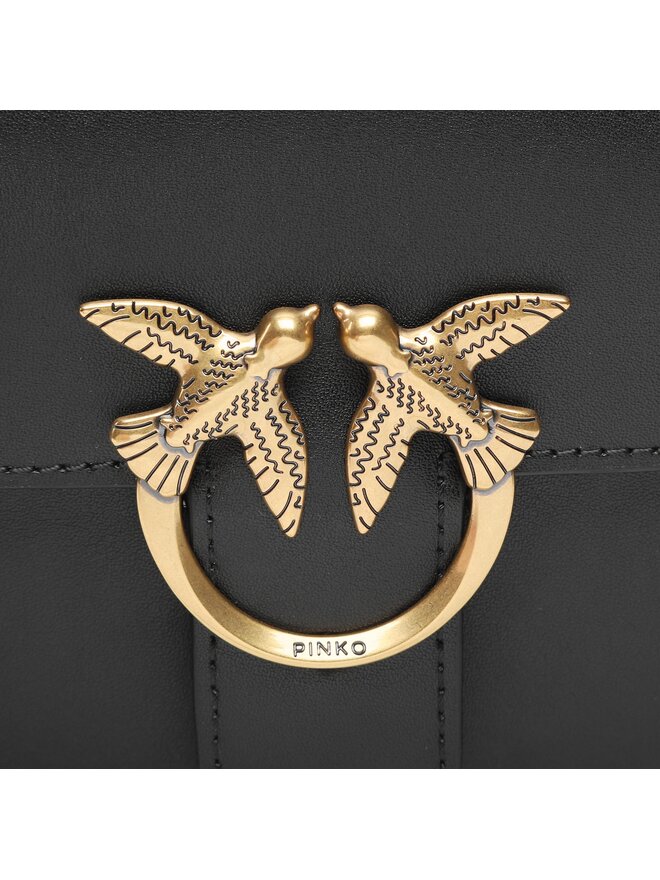PINKO Ročna torba Pinko Love One Top Handle Mini Light PE 23 PLTT 100071 A0F1 Črna
