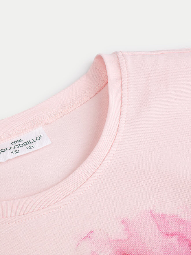 Coccodrillo Coccodrillo T-Shirt ZC4143201VGA Rosa Regular Fit