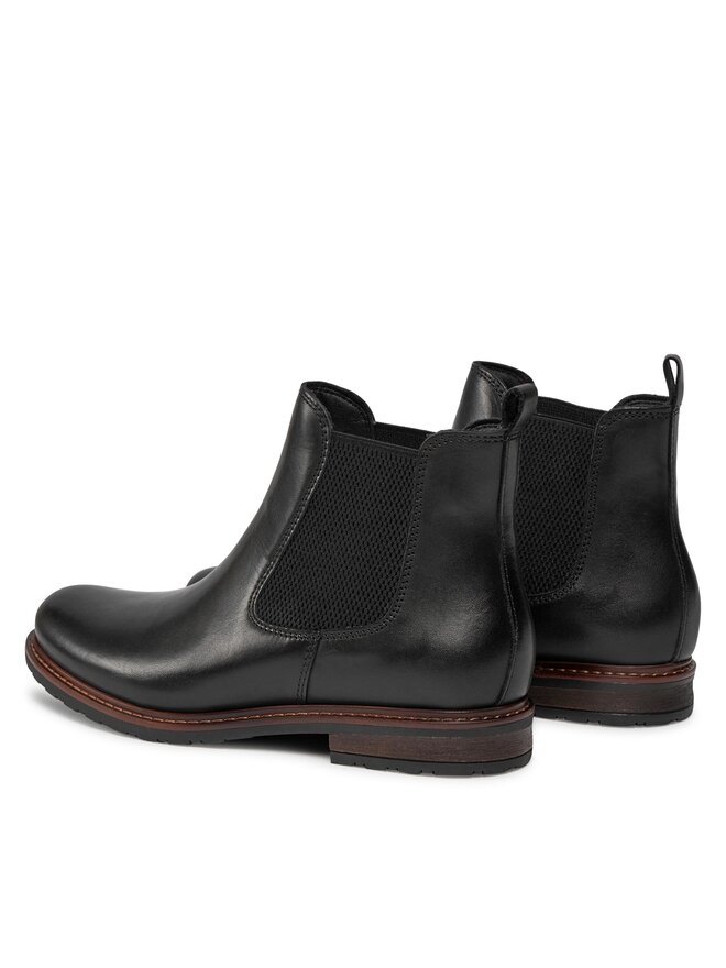 Tamaris Kotníková obuv s elastickým prvkem Tamaris 1-25056-41 Černá