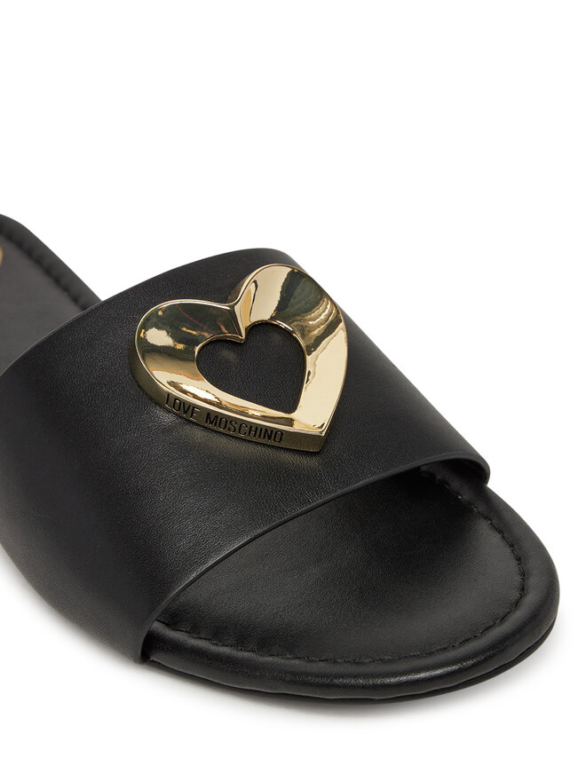 LOVE MOSCHINO Klapki LOVE MOSCHINO JA28161G0MIA0000 Czarny
