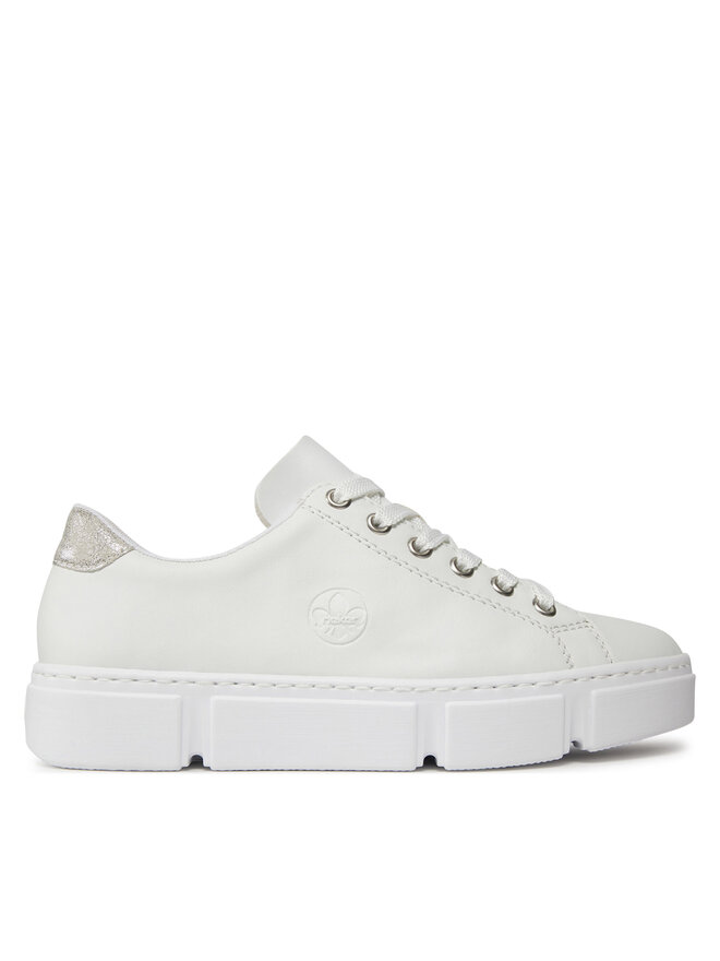 Rieker Sneakersy Rieker N59W1-80 Biela