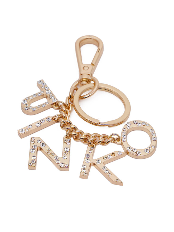 PINKO Brelok PINKO Letters Keychain WH1U Złoty