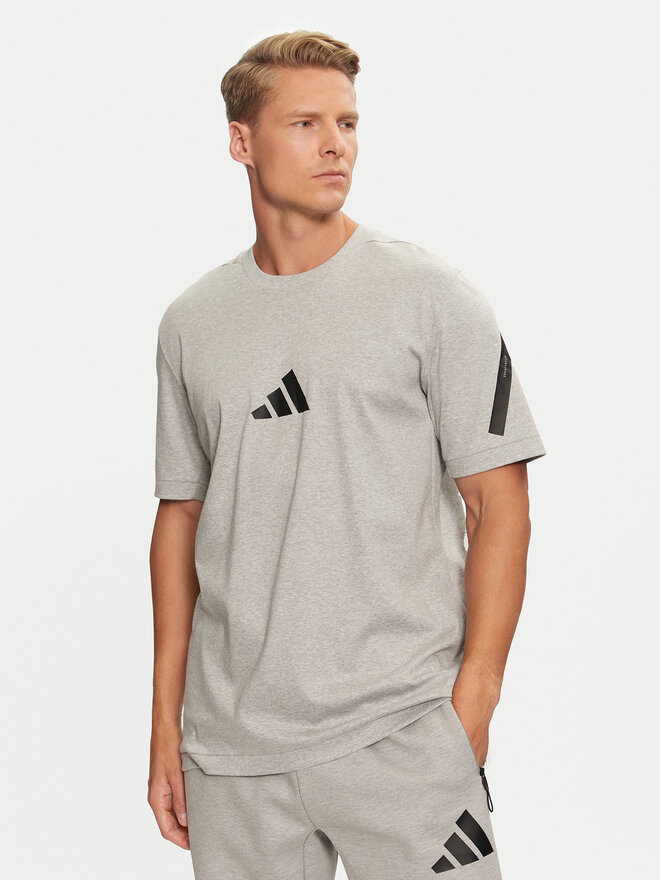 adidas adidas Marškinėliai Z.N.E. JF2457 Pilka Regular Fit