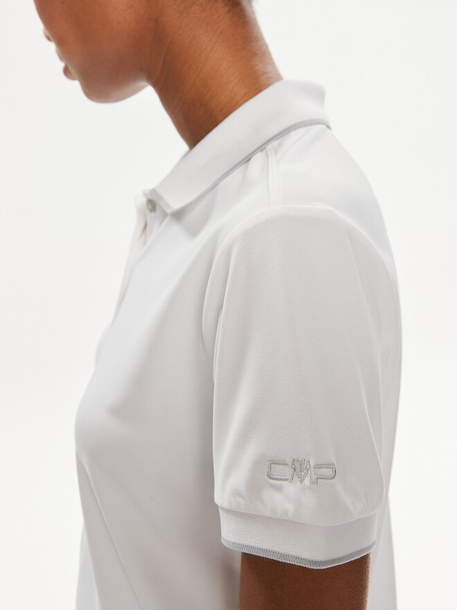 CMP CMP Poloshirt 31T5066 Weiß Regular Fit