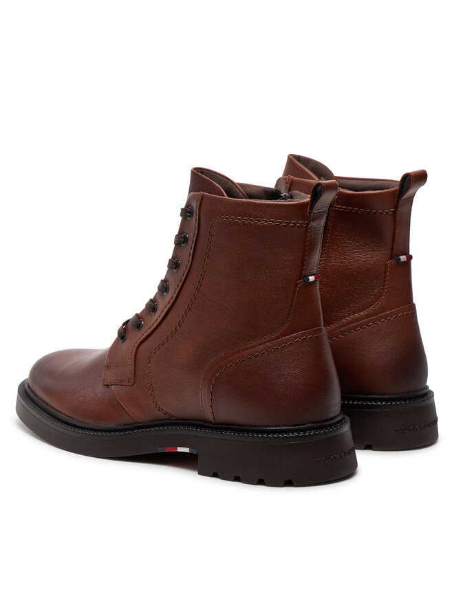 Tommy Hilfiger Gležnjače Tommy Hilfiger FM0FM05183 Smeđa
