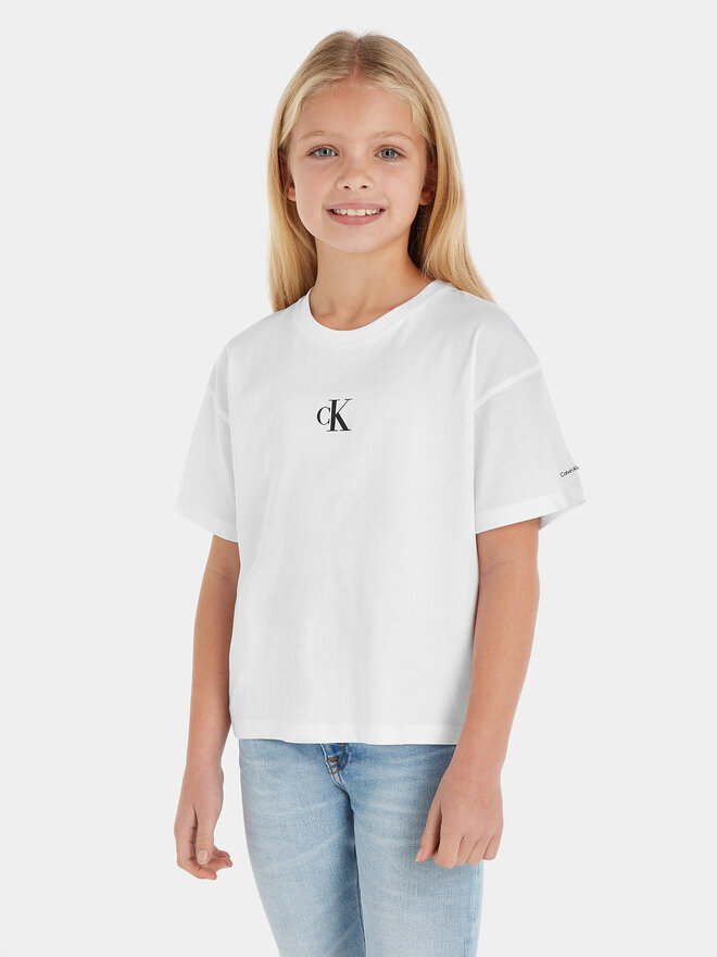 Calvin Klein Jeans Calvin Klein Jeans Camiseta IG0IG02136 Blanco Boxy Fit