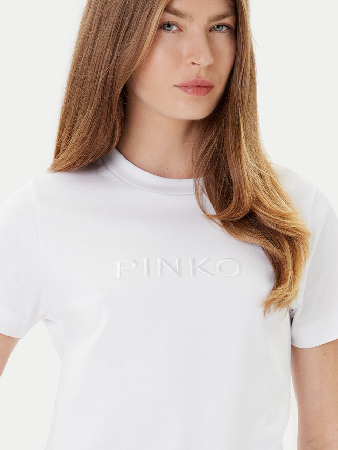 PINKO PINKO Camiseta Start 101752 A2RD Blanco Regular Fit