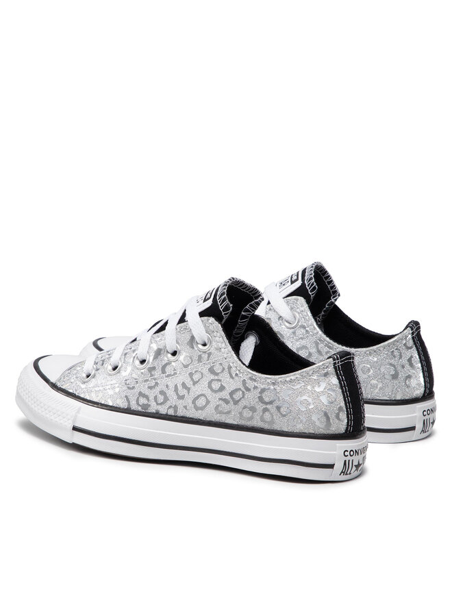 Converse Sneakers aus Stoff Converse Ctas Ox 572042C Silberfarben
