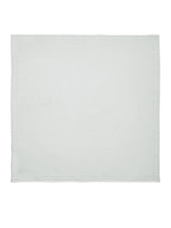 Calvin Klein Tuch Calvin Klein Monogram Jacquard Scarf 130X130 K60K608779 Grau