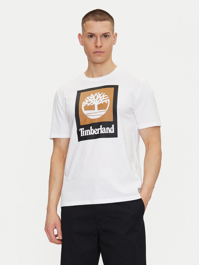 Timberland Timberland Camiseta TB0A5QS2 Blanco Regular Fit