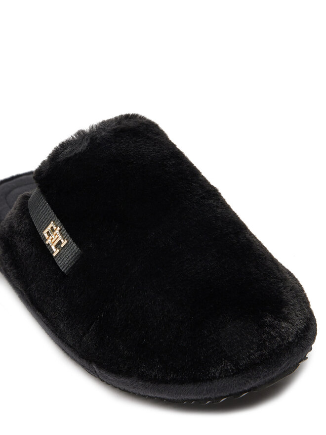 Tommy Hilfiger Papucs Tommy Hilfiger Trenerzy Confort Home FW0FW08138 Fekete