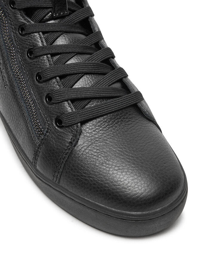Calvin Klein Jeans Sneakersy Calvin Klein Jeans Classic Cupsole Zip Mid In YM0YM01156 Czarny