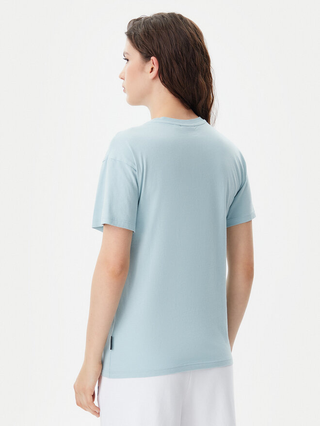Napapijri Napapijri Camiseta S-Nina NP0A4H87 Celeste Regular Fit